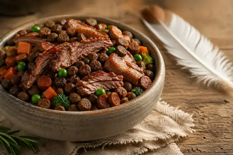 Duck in dog food as a novel protein for dogs with allergies