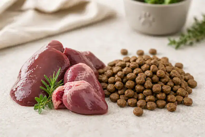 High-quality meat meal and organ by-products in pet nutrition
