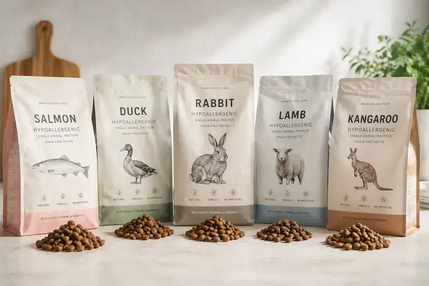 best hypoallergenic dog food for dogs with allergies comparison and options
