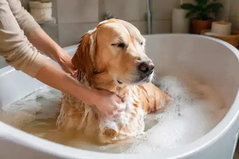 dog allergy home remedies that work fast oatmeal bath treatment itchy skin