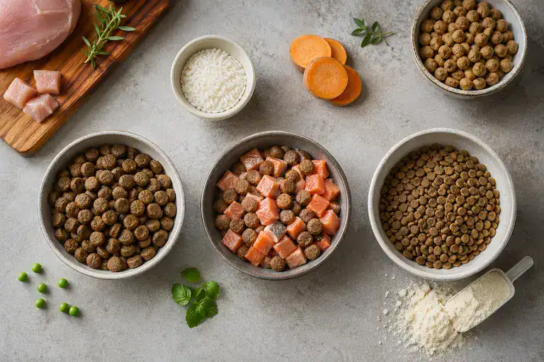 hypoallergenic dog food types limited ingredient hydrolyzed and novel protein comparison