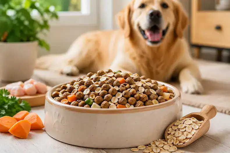oats in dog food improving digestion and energy balance in dogs