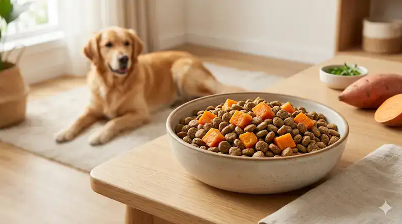 sweet potato in dog food improving digestion and stool quality in dogs