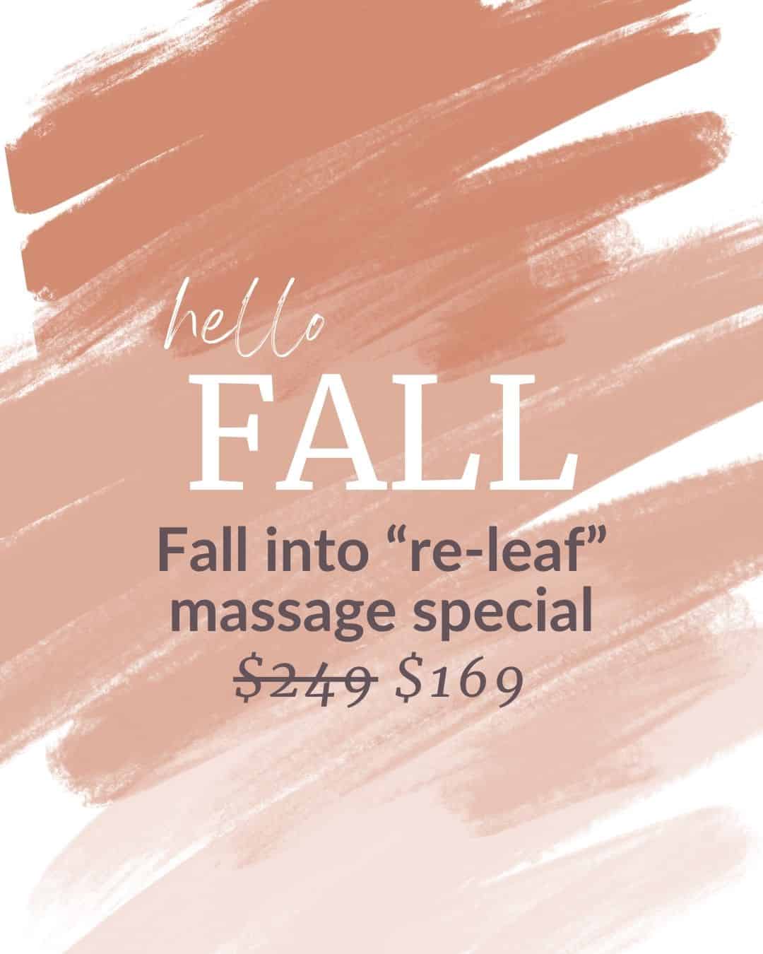 Relaxing massage in Honolulu with special fall discount offer at Best Oahu Massage.