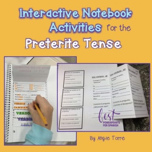 Spanish Interactive Notebook Activities for the Preterite Tense