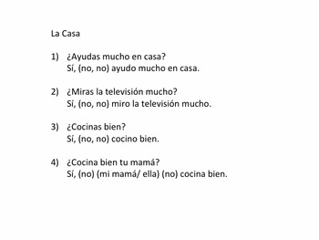Present Tense 8 Station Activity in Spanish - Image 3