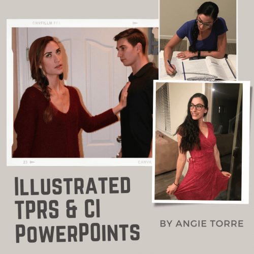 Spanish Illustrated TPR Story PowerPoints and Comprehensible Input Bundle