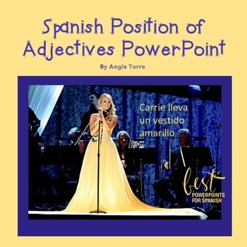 Spanish Position of Adjectives