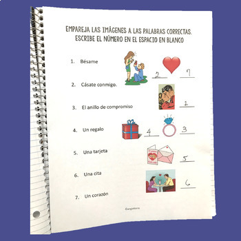Spanish Interactive Notebook Activities: Valentine's Day San Valentín - Image 4