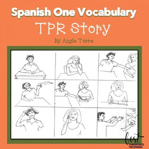 TPR Short Story, Spanish One Vocabulary