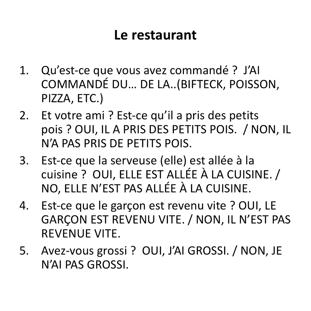 French Passé Composé Speaking Activity - Image 2
