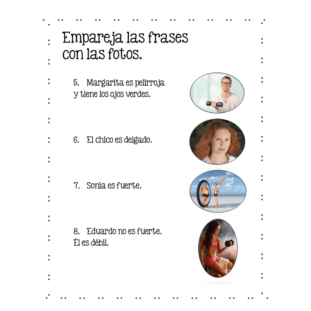 Spanish Adjectives Google Drive Activities - Image 2