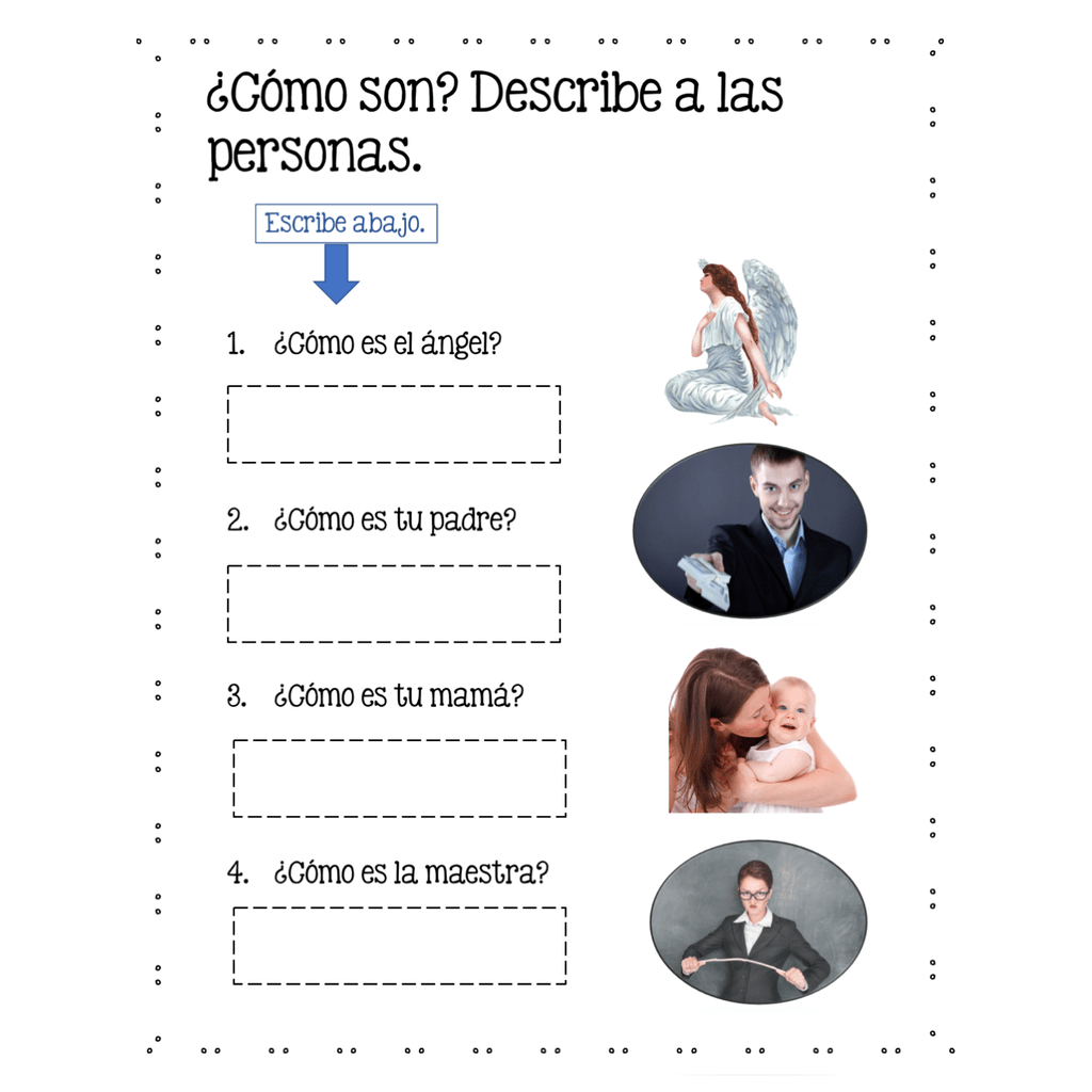 Spanish Adjectives Google Drive Activities - Image 4