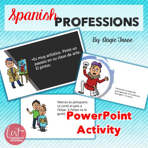 Spanish Professions PowerPoint Activity