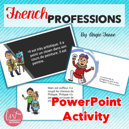 French Professions PowerPoint Activity