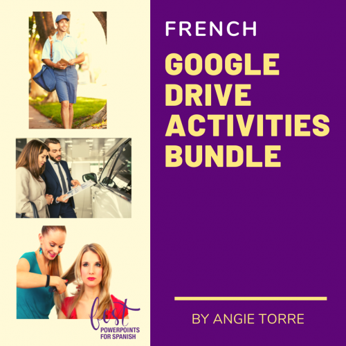 French Google Drive Activities Bundle