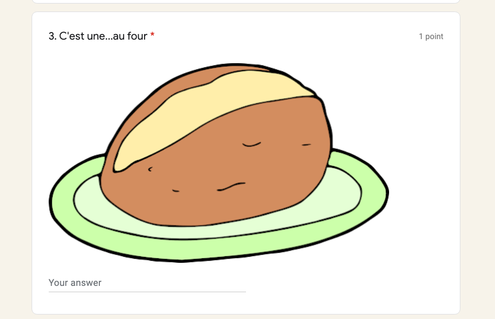 French Food La Nourriture Google Forms Activity or Assessment Distance Learning - Image 5