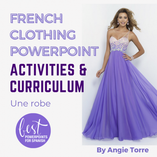 French Clothing and Colors Curriculum