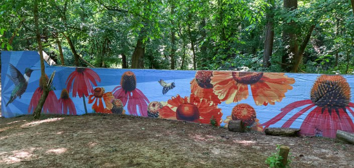 Georgia Pollinator Garden Mural, 2017