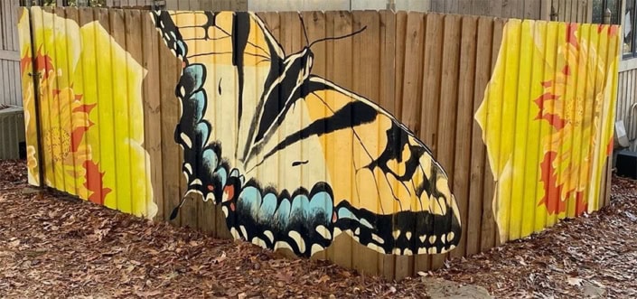 Butterfly Mural
