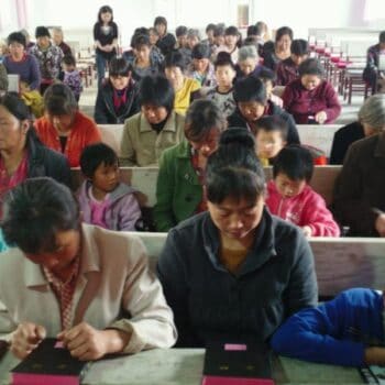 Prayer in a Rural Chinese Church