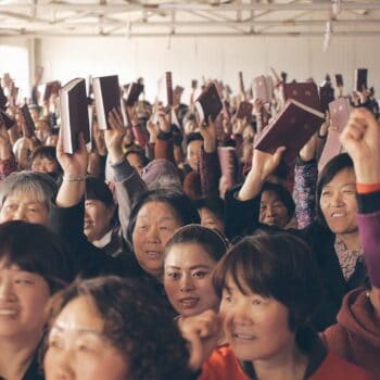 Chinese Christians with Bibles