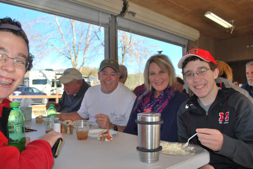 Group in the Pavilion