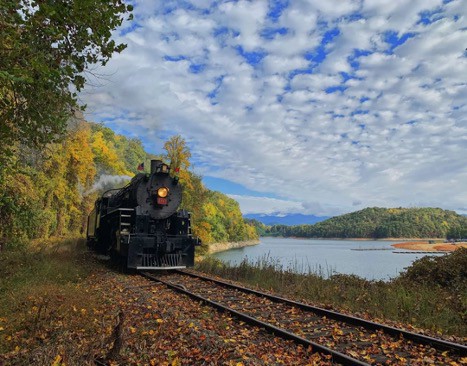 a train on the tracks