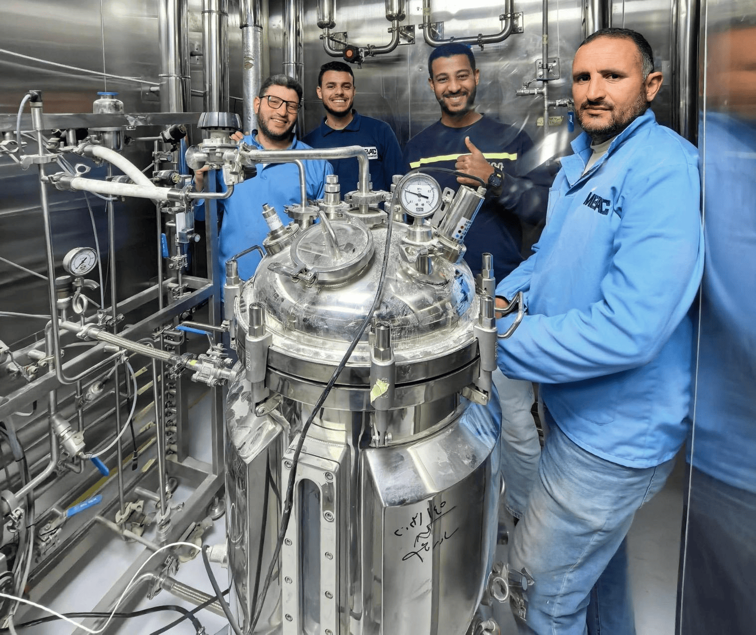 100L Stainless steel Bioreactor-Egypt