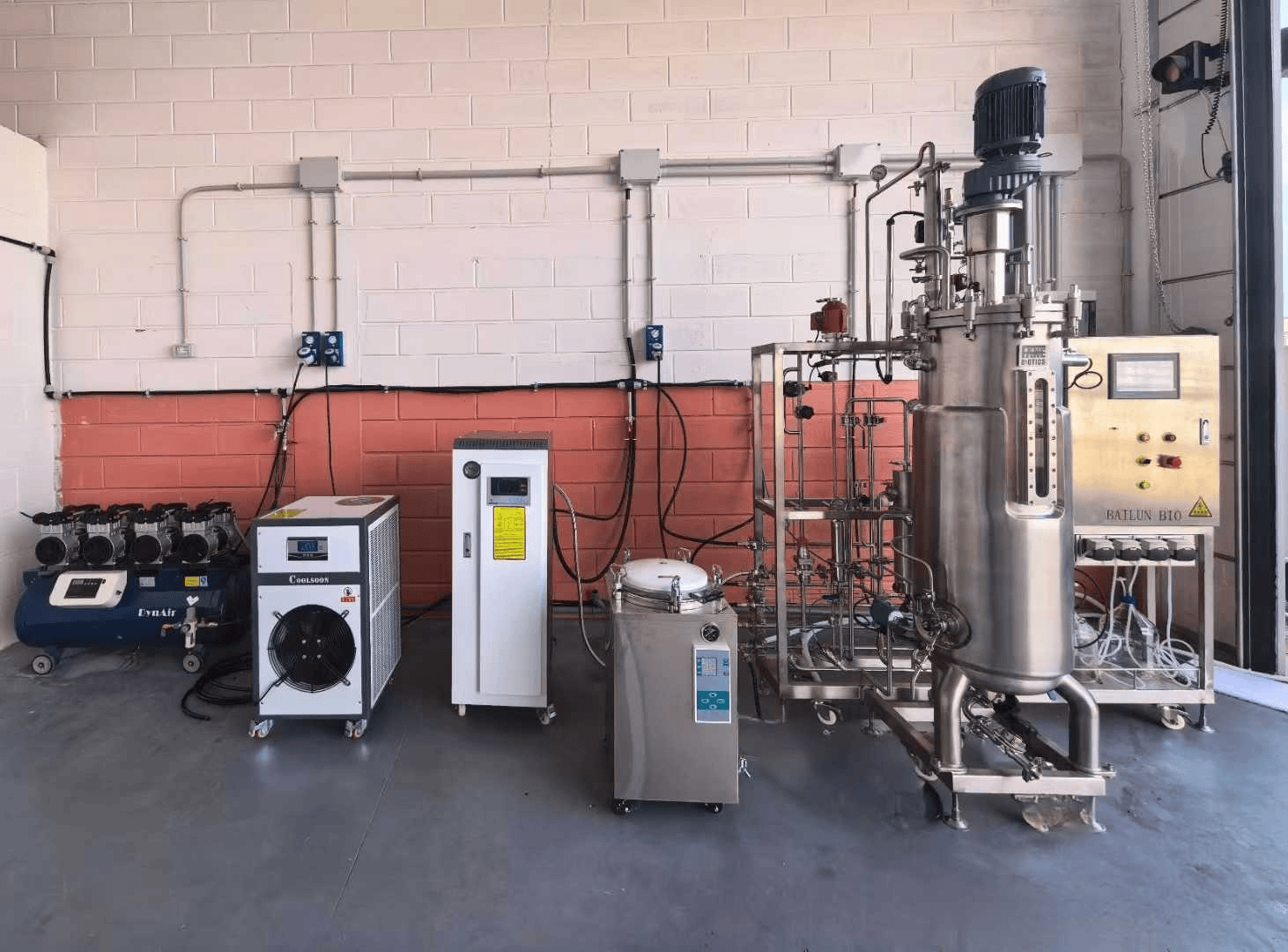 200L Stainless steel Bioreactor package-Italy