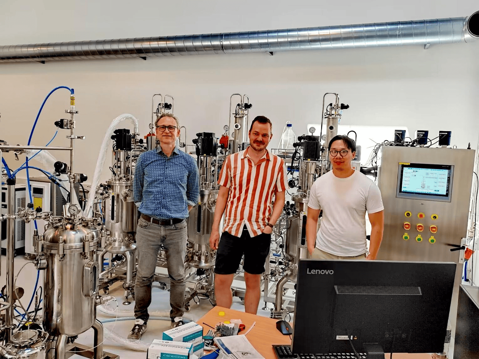 3x10L Stainless steel Bioreactor-Danmark