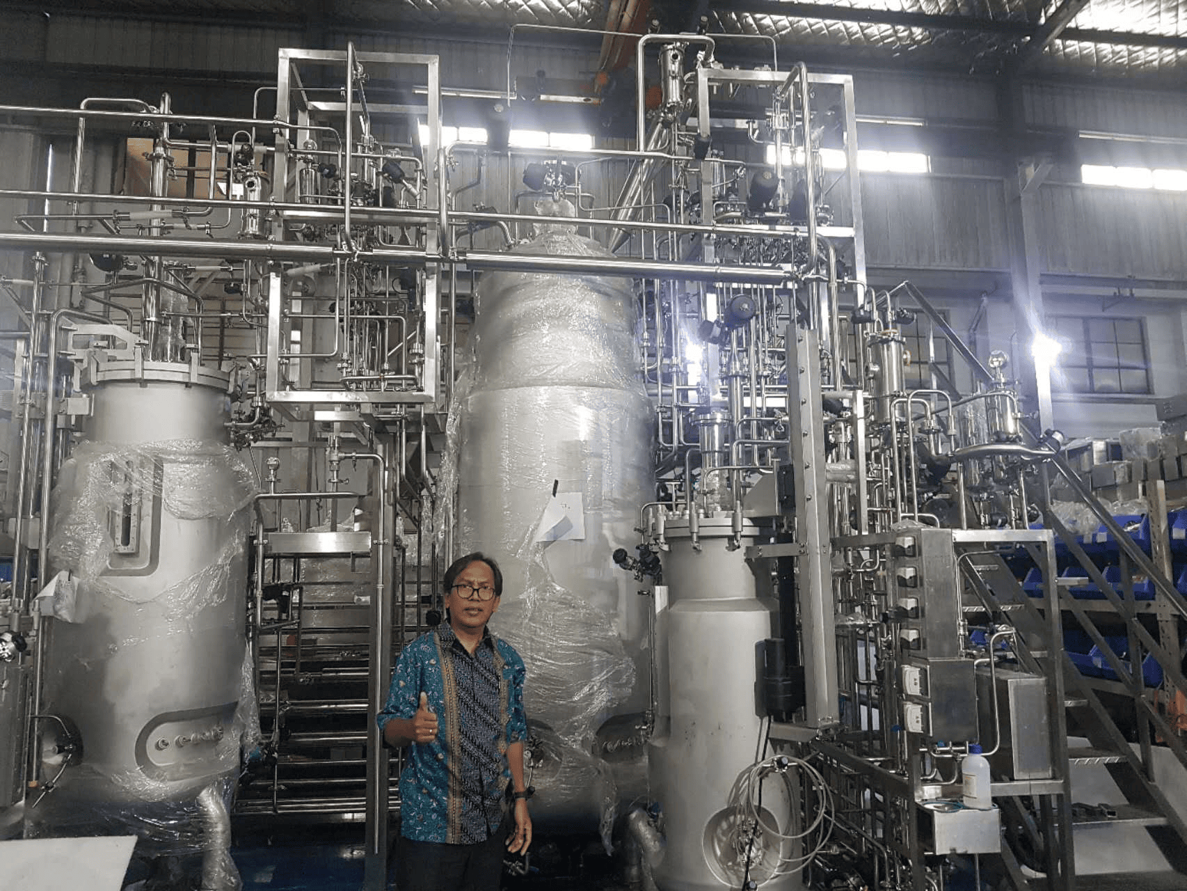 500-1000kL Stainless steel Bioreactor system-Indonesia