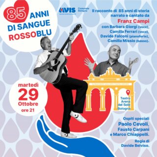 spettacolo franz campi 85 avis bologna