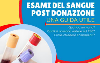 esami sangue post donazione