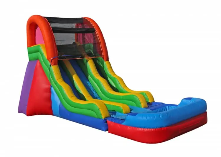 17 Foot Fun Dual Lane Water Slide