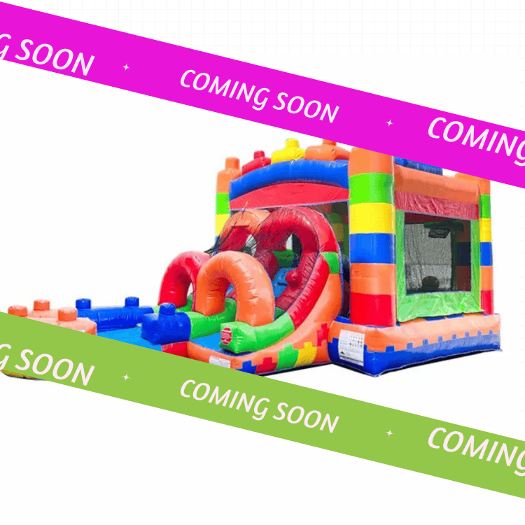The Block Party Bounce House With Slide (Dry)