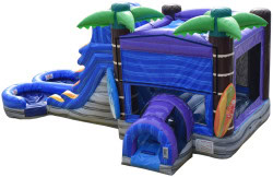 The Big Kahuna Bounce House With Dual Lane Water Slide