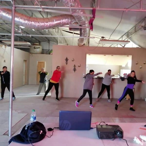 Zumba/exercise class.