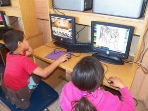 Puerto Palomas school lab
