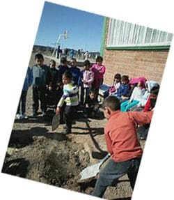 garden digging