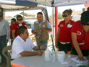 Mayor checks gluose