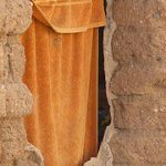 towel on hole