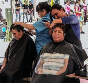 free haircuts