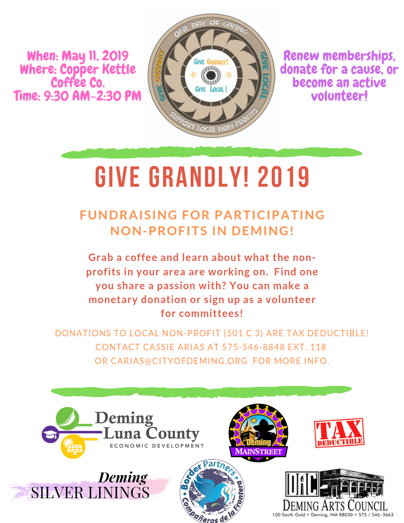 Give Grandly 2019 Deming