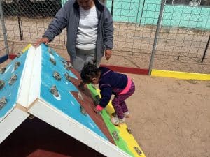 toddler climbing wall