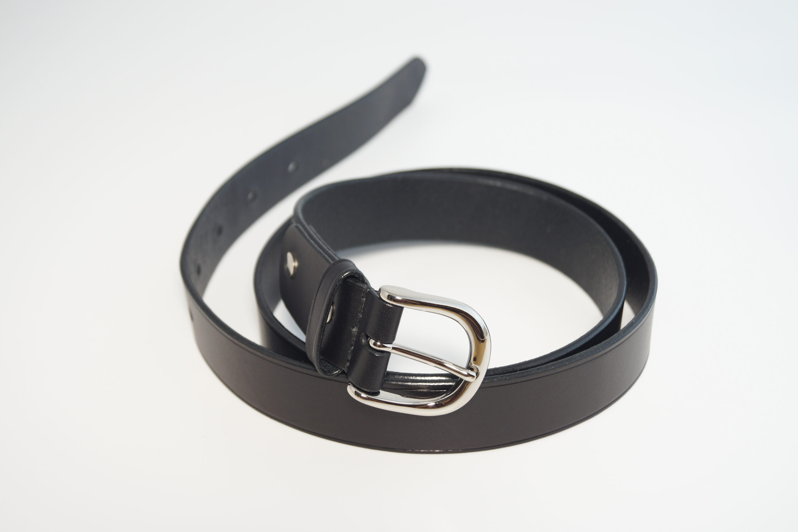 革製品専門店 Bottega Glicine/ボッテガ グリーチネ Formalbelt Black 3 scaled