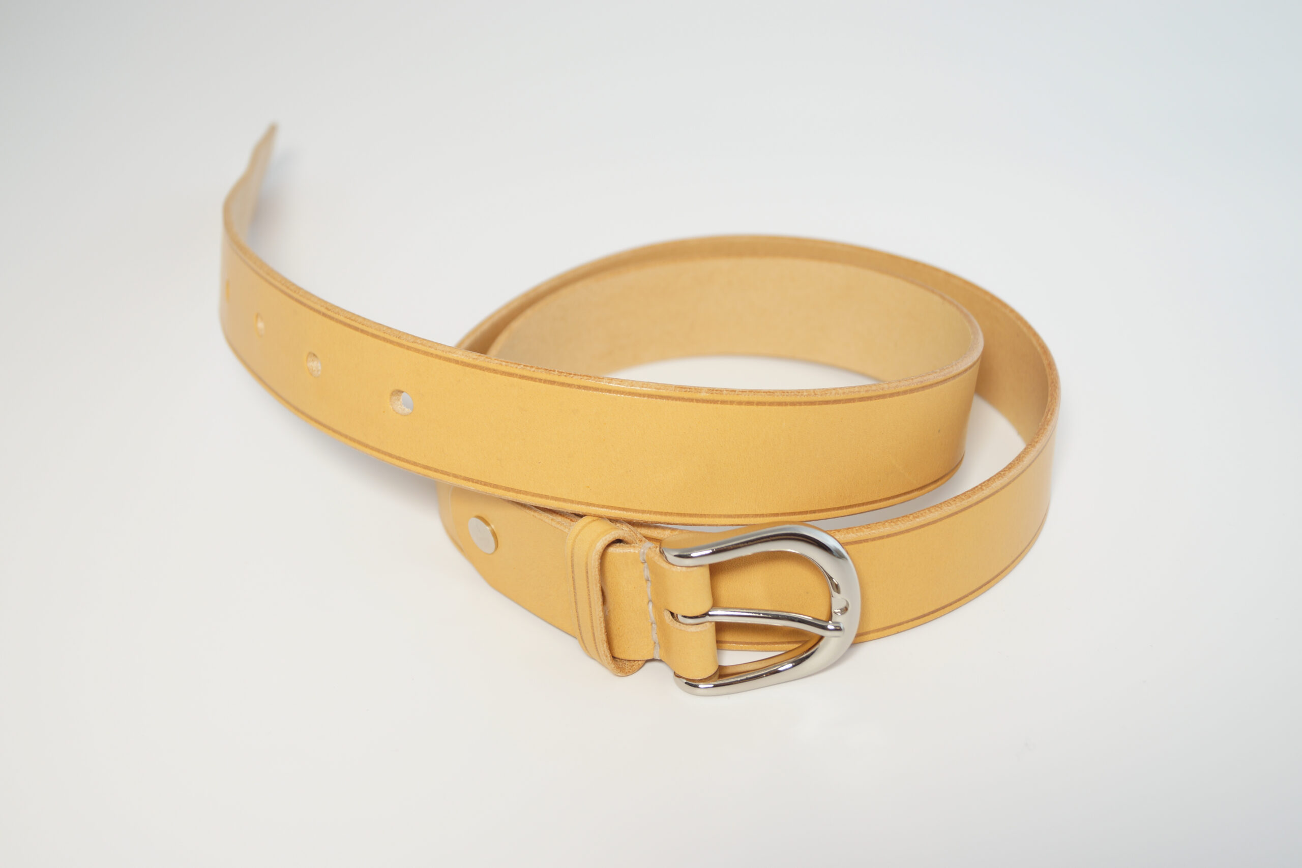 革製品専門店 Bottega Glicine/ボッテガ グリーチネ Formalbelt Natural 6 scaled