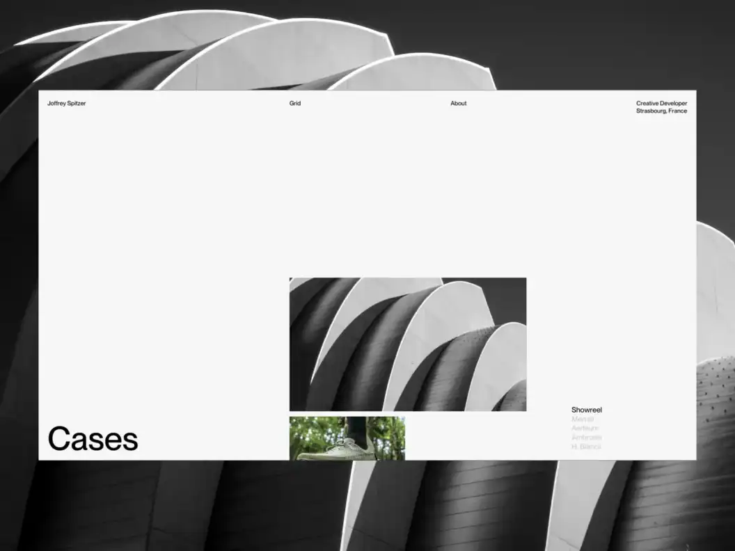 Joffrey Spitzer Portfolio, Sleek Astro + GSAP Showcase with Reveals, Flip Transitions