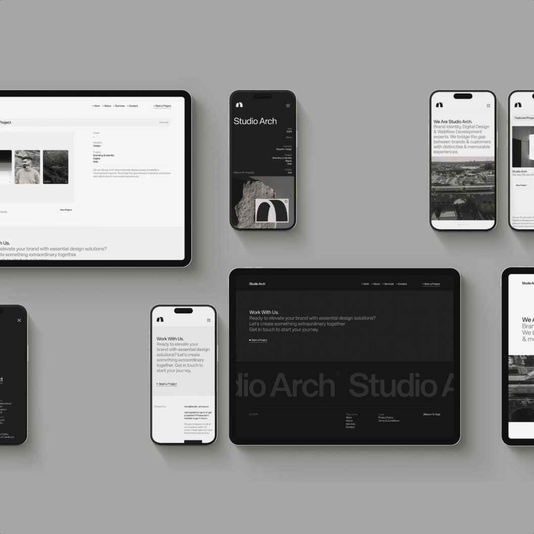 Studio Arch, Digbeth's Bold Brand Identity That Elevates Design, Attracts Ideal Clients