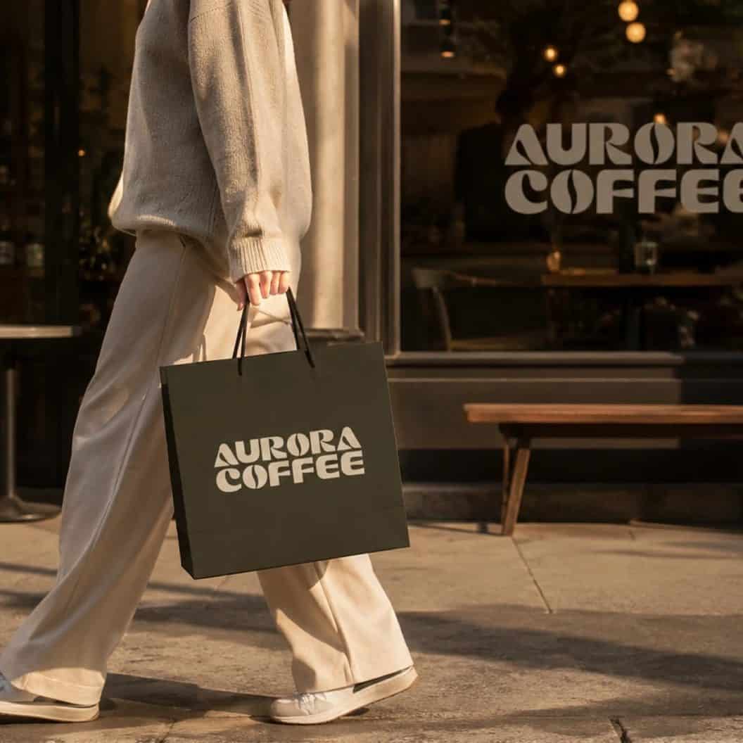 Aurora Coffee Packaging, Signature visual identity and luxury design by Pial Biswas